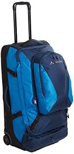 VAUDE, Trolley da viaggio Tecorail, Blu (Marine), 66 x 4 x 26 cm, 65 l