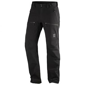 Haglöfs Flint II Pant Men, Softshellhose für Herren, schwarz, Tourenhose