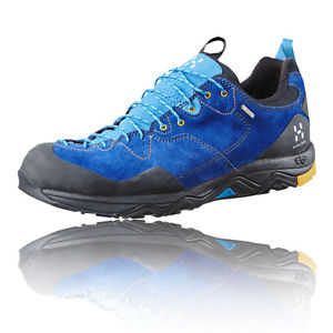 Haglofs Rocker Leather Mens Blue Black GORE TEX Walking Waterproof Shoes