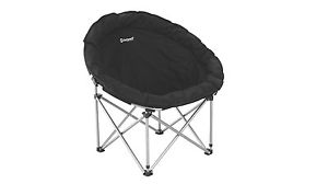 Set of 4 x Outwell Comfort Moon Chairs - BLACK