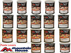 PASTA Lovers Mountain House Freeze Dried Food #10 Cans Newly Manufactured!