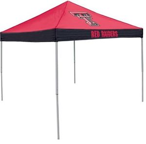 Logo Chair NCAA Team Texas Tech 9' x 9' Economy Tent Polyester Canopy Durable