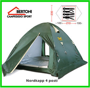 TENDA CAMPEGGIO Igloo  BERTONI - doppio telo model. " NORDKAPP 4 " Tende 4 P0STI