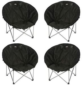 Vango Moon Chair DLX Folding Camping Chair Max Load 120kg - 4 Chairs