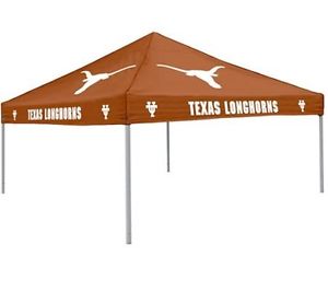 Logo Chair NCAA Texas 9' x 9' Solid Color Tent Sturdy Polyester Canopy Durable