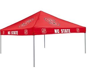 Logo Chair NCAA North Carolina State 9' x 9' Solid Color Tent Retract Durable