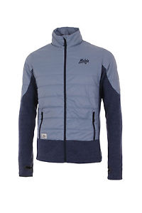 Maloja Funktionsjacke Hybridjacke TerryM. blau Nylon Wolle Primaloft