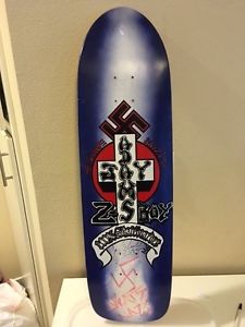 JAY ADAMS DEATHBOX SKATE NAZI SIGNED SKATEBOARD zflex dogtown sma bds vision