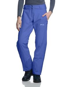 Pyua - Pantaloni donna Craft, imbottiti, a due strati, Blu (blu Baya), M