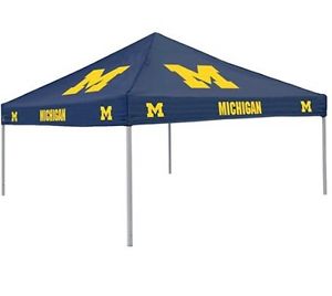 Logo Chair NCAA Michigan 9' x 9' Solid Color Tent Comfortable Durable Shelter