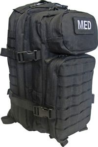 Elite First Aid First Aid Tactical Trauma Kit, MED Prepper Backpack, Molle Black