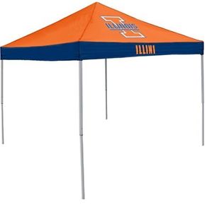 Logo Chair NCAA Team Illinois 9' x 9' Economy Tent Stable Retract Waterproof New