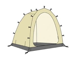 Vaude, Tenda Zelt Drive Base Inner Tent, Beige (sand), 221 x 165 x 180 cm