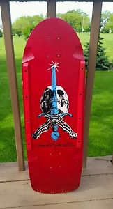 Vintage skateboard deck NOS Powell Peralta Skull and Sword ray bones old school