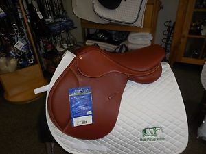 NWT 17" COLLEGIATE INTEGRITY CONVERTIBLE CLOSE CONTACT SADDLE Easy Change System