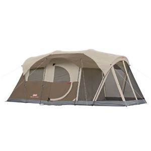 Coleman WeatherMaster 6-Person Screened Tent Polyester WeatherTec System