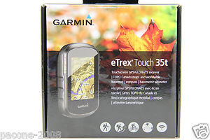 Garmin 010-01325-15 etrex Touch 35t with TOPO Canada 100K