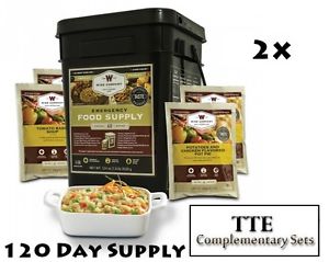 Wise Food Storage 120 Serving Entree Only Emergency Freeze Dried Food MRE