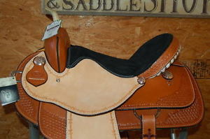 16" G.W. CRATE BARREL RACING SADDLE MADE IN OUR SHOP IN ALABAMA FREE SHIP CUSTOM