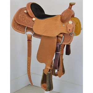 New! 15" Circle Y Saddlery Eellsworth Calf Roping Saddle Code: 2754-2509-05