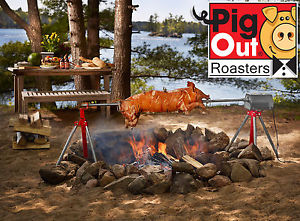 The Ultimate Charcoal Pig Roaster Rotisserie - BBQ Pig, Lamb, Chicken, Goat!