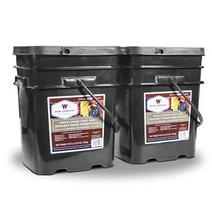 Wise Food Supply 240 Serving Freeze Dried Fruit and Gourmet Snack Combination