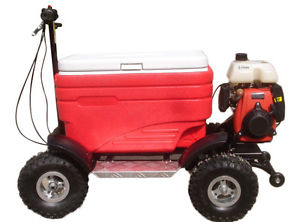 Crazy Coolers Motorized Red Cooler, perfect for RvIng