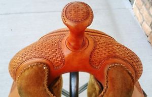 15.5" Bob's Custom Reinner / Reining Saddle , DL Tree, NICE!