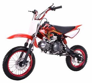 Coolster QG-214 / 125cc Manual Clutch Mid Size Dirt Size Orange