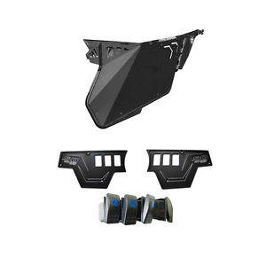 Pro Armor Door Black XP 1000 Polaris RZR Side by Side UTV Dash Panel + 4 switch