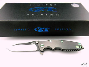 Zero Tolerance 0392BLKGRN Limited Edition Hinderer Design Messer