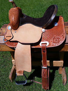 13.5" Hawkwood Saddlery Barrel Racing Saddle - Made in Texas