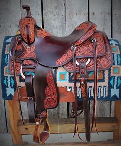 Don Rich Custom Ranch Cutting/Versatility Saddle 16" Two Toned