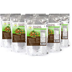 Legacy Vegetable Mix Bucket Freeze Dried Peppers Tomato Pea Corn Carrots LE7031