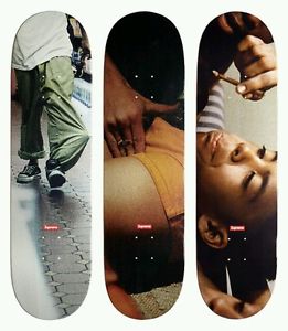 Supreme SS15 Kids Skateboard Box Logo Skateboard Deck Set of 3 40 Oz Jav Makeout