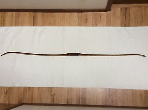 Vtg GLENN ST. CHARLES Rawhide Backed BAL. Faced Yew Recurve Longbow BOW Rare