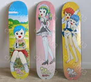 Set of 3 Mr Supreme Skateboards koons hirst murakami kaws