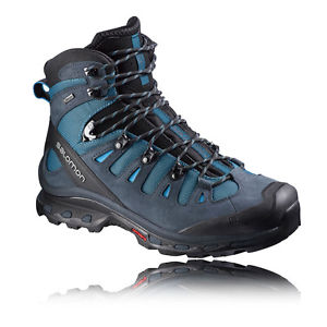 Salomon Quest 4D 2 Mens Blue Black Gore Tex Waterproof Walking Boots Shoes