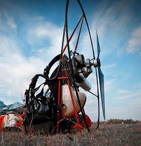 Miniplane ABM Paramotor, featuring the Top 80 engine - Natural Weight-Shift!