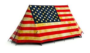 FieldCandy Old Glory USA 4 Season Durable Waterproof Spacious 2 Person Camp Tent