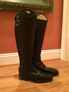 Parlanti Art Miami Black Tall Boots 39 XL+ (approx Women's 8 1/2-9) NIB