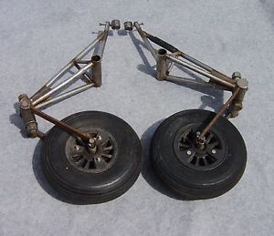 RASCAL TANDEM LANDING GEAR Wheels Hang Glider Gliding with Minor Dings RARE!!