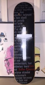 Zero Jamie Thomas Deck Only 316 Made John 3:16 Cross Skateboard Deck New