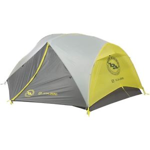 Big Agnes Krumholtz UL2 mtnGLO Tent with Goal Zero: 2-Person 3-Season Silver