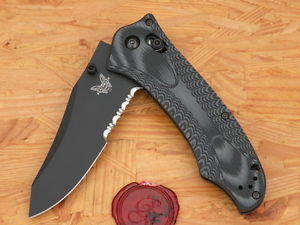 Benchmade 950SBK Rift Osborne, Black Combo Edge