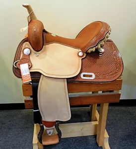 Billy Cook Feather Racer II Barrel Saddle, Full QH Barrel Tree, 15"  New w/Tags!