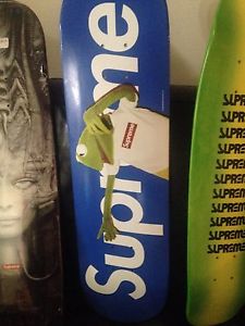 Supreme Kermit X Terry Richardson Skateboard  Kaws Hook Ups Sean Cliver