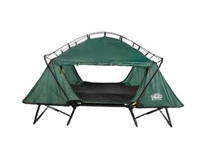 Green Tent Cot Outdoor Oversize Sleeping Hiking Compact Camping Folding Bed New