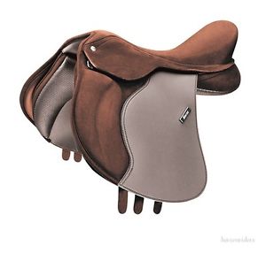 15 Inch Wintec 2000 Pony All Purpose English Saddle - CAIR - Brown