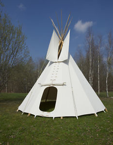 Tipi Indianerzelt  Indianertipi Sioux  Tipi Zelt  Ø 4 m